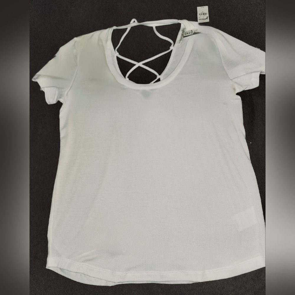 Express One Elven Crossback T-Shirt - Medium - White - NEW